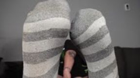 POV Made to Sniff Babysitter Socks and Loves it! MP4 720