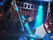 Intense shibari LIVE show with Anuskatzz and Lily Lu from Z-filmz - Dirty Dreaz extrem BDSM bondage