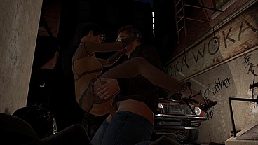 Professional Girl Rides Dick on the Street