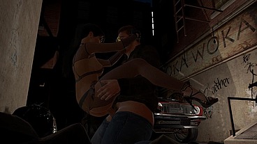 Professional Girl Rides Dick on the Street