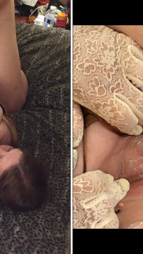 Granny Bambi: Fingered, Dildo & Missionary Fuck Creampied Old Forestry Slut