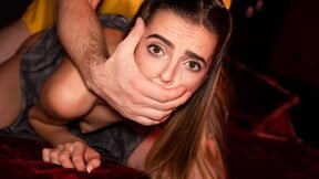 Alba seduces Michael with a striptease, then gives him a blowjob and rides his cock.