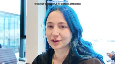 French Alt Girl Amateur Travel Vlog Shaved Backstage In Berlin With Solo Big Tits