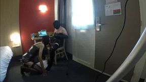 Docile Submissive Games with a TV CD