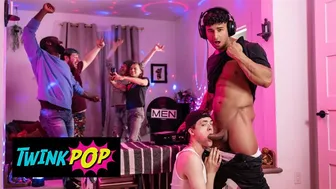 Troye Dean lusts after DJ Kenzo Alvarez until he gets his big cock