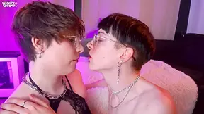 Lovely Puny Sissy In Undergarments Inhales Spunk-pump And Licks Giant Money-shot