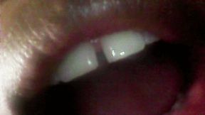 Giantess Mouth Licks and Sucks Tiny Human POV 1080