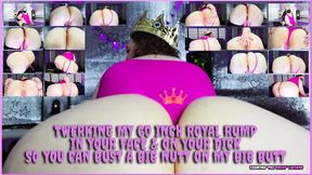 Twerking My 60 Inch Royal Rump In Your Face And On Your Dick So You Can Big A Big Nut On My Big Butt 1920x1080 MP4
