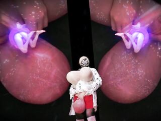 Lick my Balls ! Large Balls Bizarre Stretching Real Life Futa Inspection Saline Infusion Low Hanging Balls - Visit my Fansly Page for greater amount !