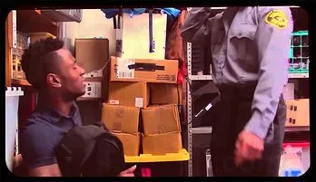 Intense Encounter: Ebony Beauty Gets Dominated in Uniform