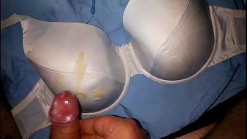 more  cum on this bra