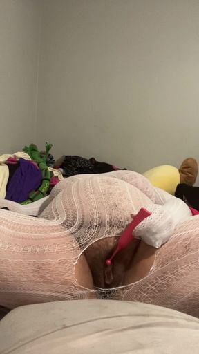 Cableknit Tights Encased Orgasms