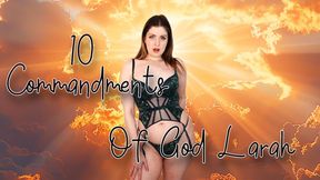 10 Commandments of God Larah 328