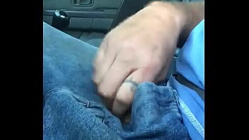 Handjob in traffic