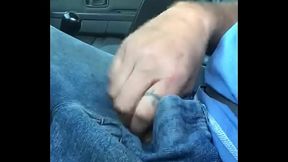 Handjob in traffic