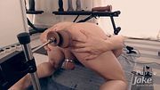 Pup Jake shows his tiny gape after a long and sloppy fuck