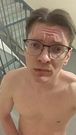 Naked masturbation in the apartment building