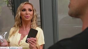 Aroused stepmom Nikki Benz wants her stepson shove every inch of his cock in her pussy
