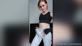 TGirl with Thick Gock Shooting a Big Explosion