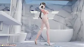 Zhenhais Seductive Solo Performance – Steamy Azur Lane Hentai Dream in 3D