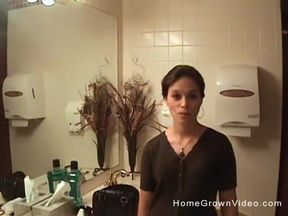 Brunette cutie Zenna tries deep throating cock