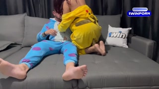 Very cold in Floripa, we didn't even take off our pajamas to fuck.