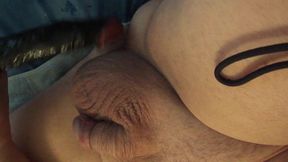 Black dildo fucks in Peter's ass