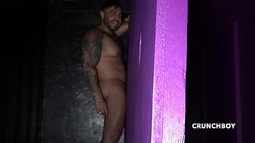 SLUT FUCKED RAW IN PUBLIC SAUNA