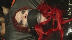 PVC Mummification Sack – Taped Mouth, Leather Strap Gag & Remote Vibrator Torment (7:24)