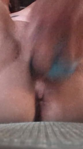 Two Dildos in Pussy Close up Orgasm