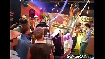 Crazy chaps gloryhole party