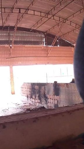 I Found an Abandoned Building on the Road and Took a Hottie with Dreadlocks to Fuck Her Right There