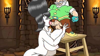 Elvira returns in a wild, mature cartoon porn game with sex games, toons, and MILF fetish