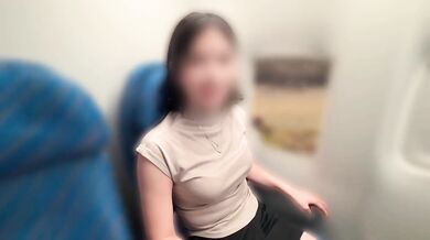Amateur Japanese Creampie On Train Gets Johnsoned By Real Slut