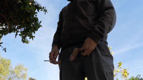 Hot Guy Films Himself While Jerking off and Cumming Outside in Publicoutside