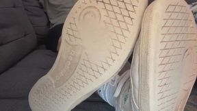 Alpha roomate finds out you like his dirty white shoes.