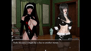 Resonance [ FUTANARI HENTAI Game PornPlay ] Ep.7 caught by suprise by the blue skin naughty succubus in the cave