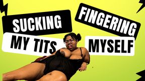 Fucking myself in a Black Teddy