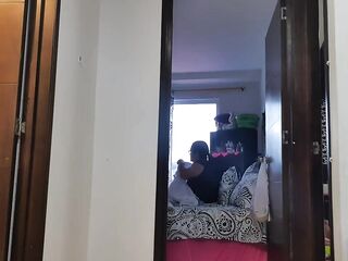 My Stepmom Catches me Squirting on the Floor and look how she Reacts