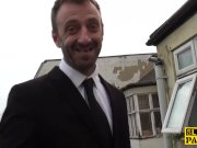 Deepthroated submissive skank gets discipline