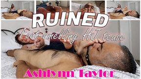 Ruined: Foot smelling HJ tease (4k)