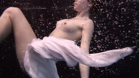 Dark pool vibes with white dress babe