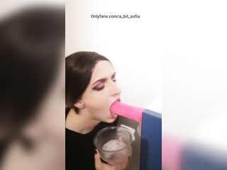 Trans wettest blowjob ever