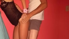 Verified Amateurs In Handcuffed An Creampied!