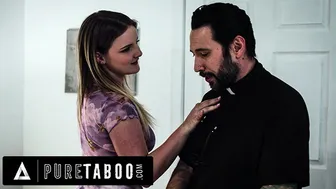 Eliza Eves Seduces Priest in Taboo Sex to Defy Strict Religious Guardian