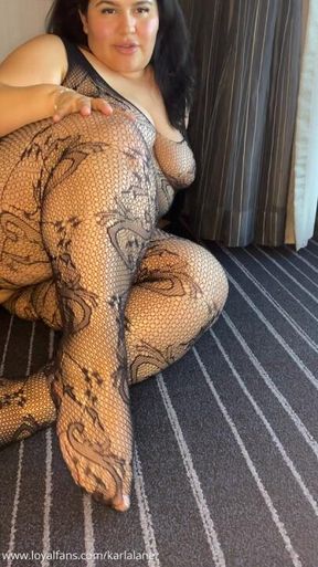 Sexy Feet in Bodystocking
