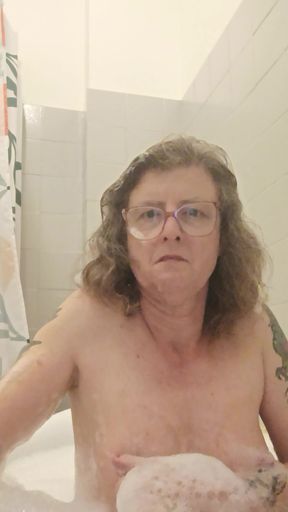 A little relaxation in the bathtub