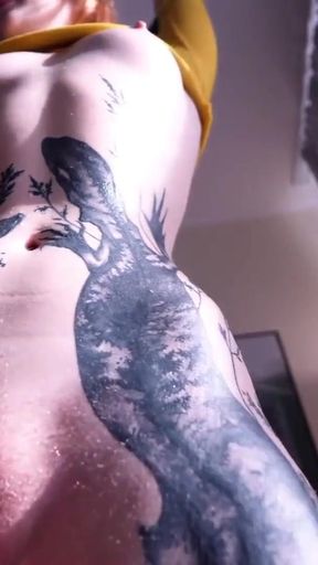 Thrilling moment from &quot;Red-Haired Queen Tries to Cum by Masturbating with a Vibrator&quot;