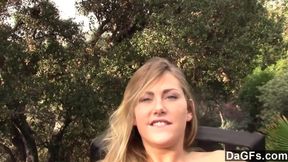 DaGFs - Carter Cruise gets her hairy pussy creampied