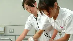 Naughty Nurse Cosplay - Seductive Japanese Milf Undresses for Fun